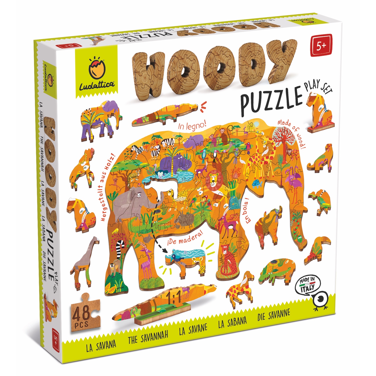 WOODY Puzzle - Holzpuzzle Safari