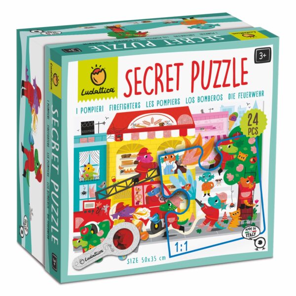 Secret Puzzle - Feuerwehr (24 Teile)