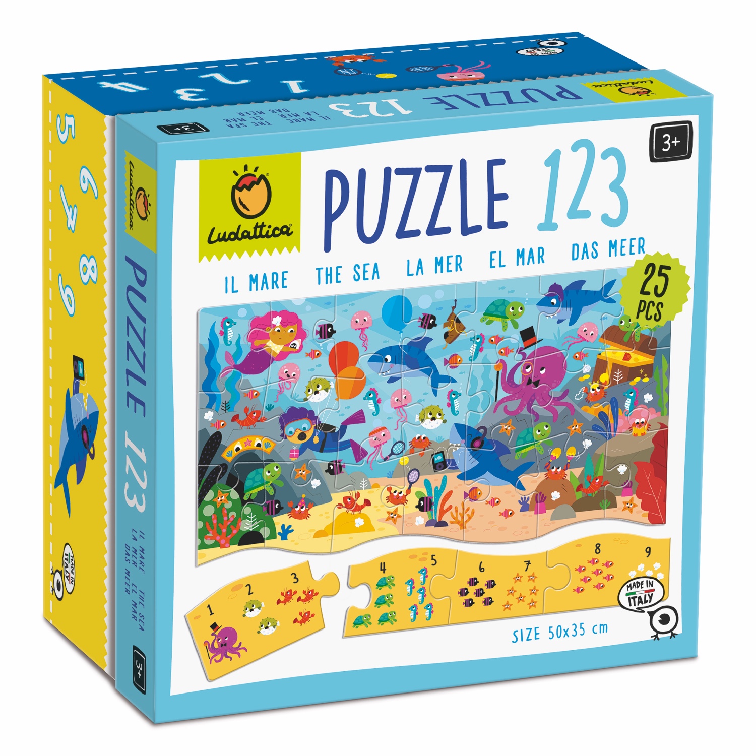 123 Puzzeln und Lernen - Meer