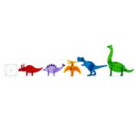 Magna-Tiles® Dinos Set (5-teilig) – Bild 3