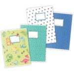Schulhefte 4er Set DIN A4  - Dino (VE 4)