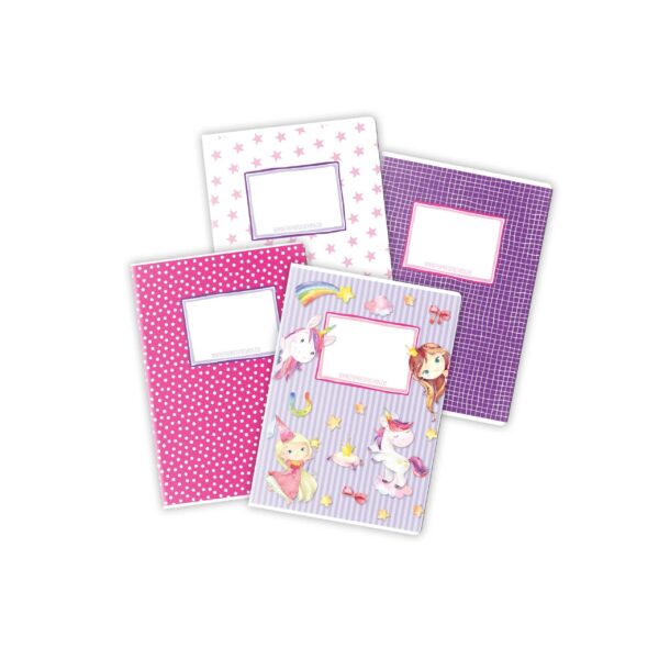 Schulhefte 4er Set DIN A5 - Einhorn (VE 4)