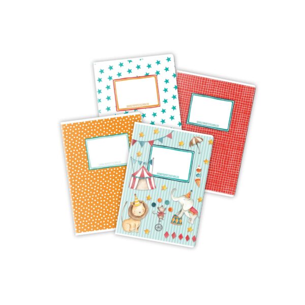 Schulhefte 4er Set DIN A5 - Zirkus (VE 4)