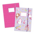 Schulmappe 2er Set DIN A4 - Einhorn (VE 4)