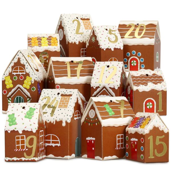 Adventskalender Lebkuchen Häuser