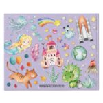 Freundebuch - Meine Schulfreunde - Design 1 - lila Cover – Bild 2