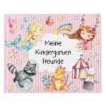Freundebuch - Meine Kindergartenfreunde - Design 3 - rosa Cover