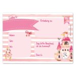 12 Einladungskarten zum Geburtstag – Prinzessin – Bild 4