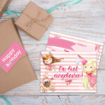 12 Einladungskarten zum Geburtstag – Prinzessin – Bild 5