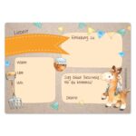 12 Einladungskarten zum Geburtstag – Farm – Bild 4