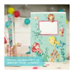 Schulhefte 4er Set DIN A4  - Meerjungfrau (VE 4) – Bild 7