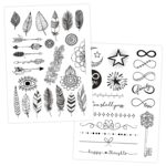 Kindertattoos – Schwarz-weiss – Bild 4