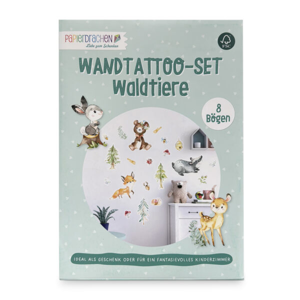 Wandtattoos - Waldtiere - Set 6