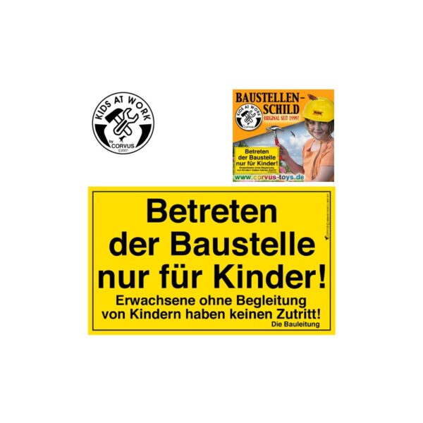 Baustellenschild
