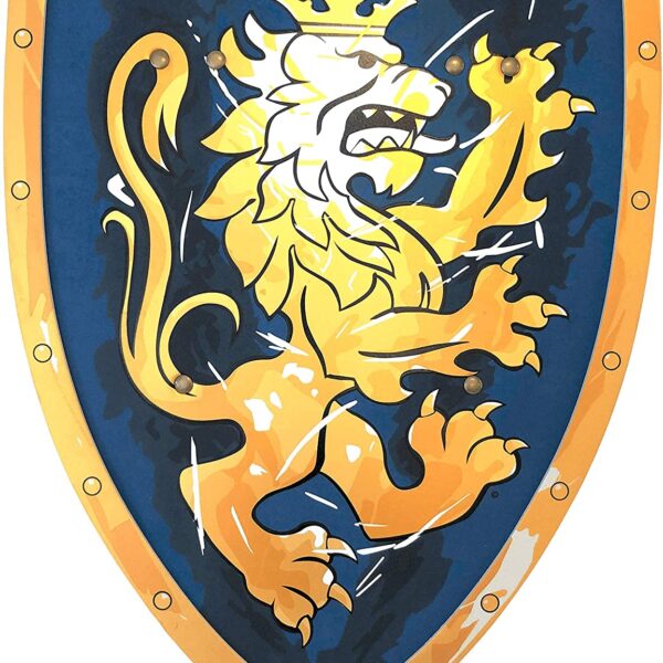 Schild Edler Ritter blau/gold soft