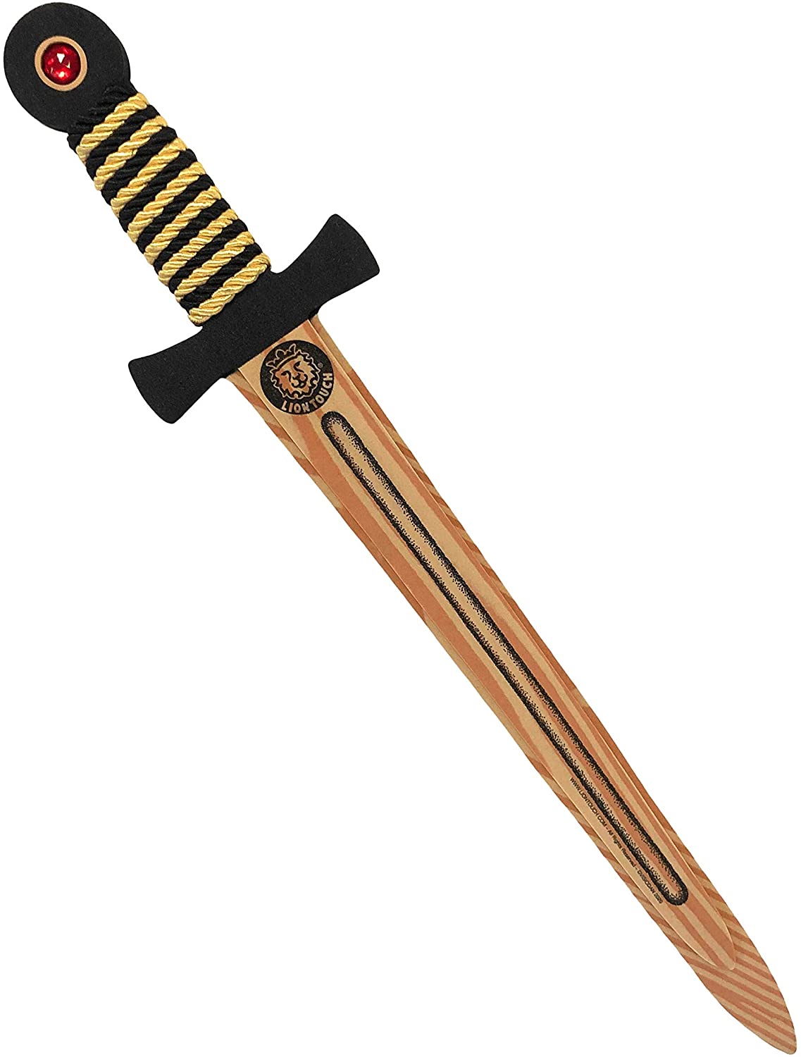 Woodylion Schwert schwarz gold 51cm