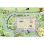 Spielteppich Ritterburg 100 x 150