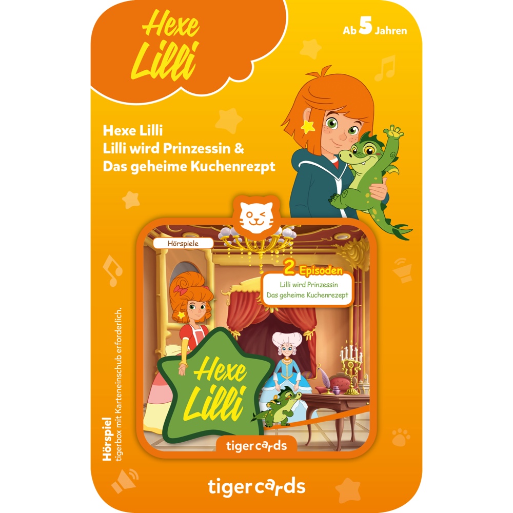 tigercard - Hexe Lilli: Lilli wird Prinzessin & Das geheime Kuchenrezept