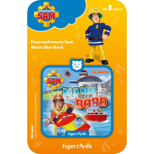 tigercard - Feuerwehrmann Sam - Mann über Bord