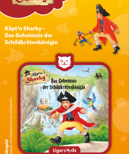 tigercard - Käpt'n Sharky: Das Geheimnis der Schildkrötenkönigin