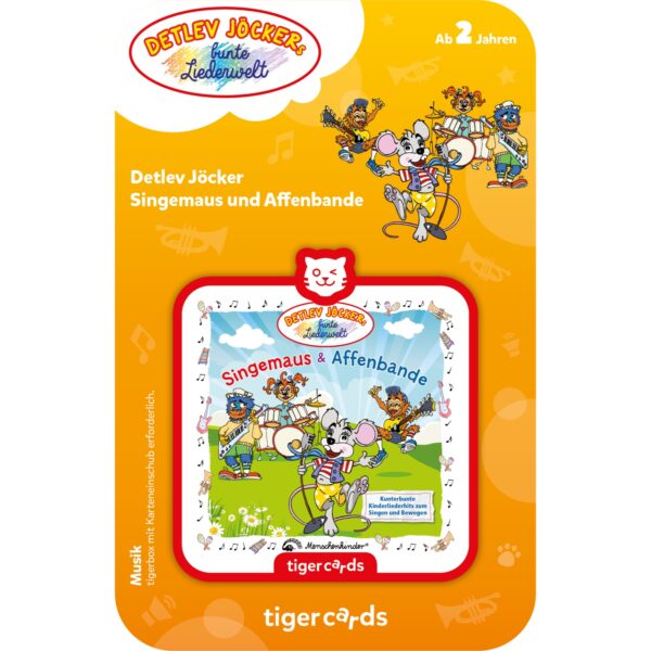tigercard - Detlev Jöcker - Singemaus und Affenbande