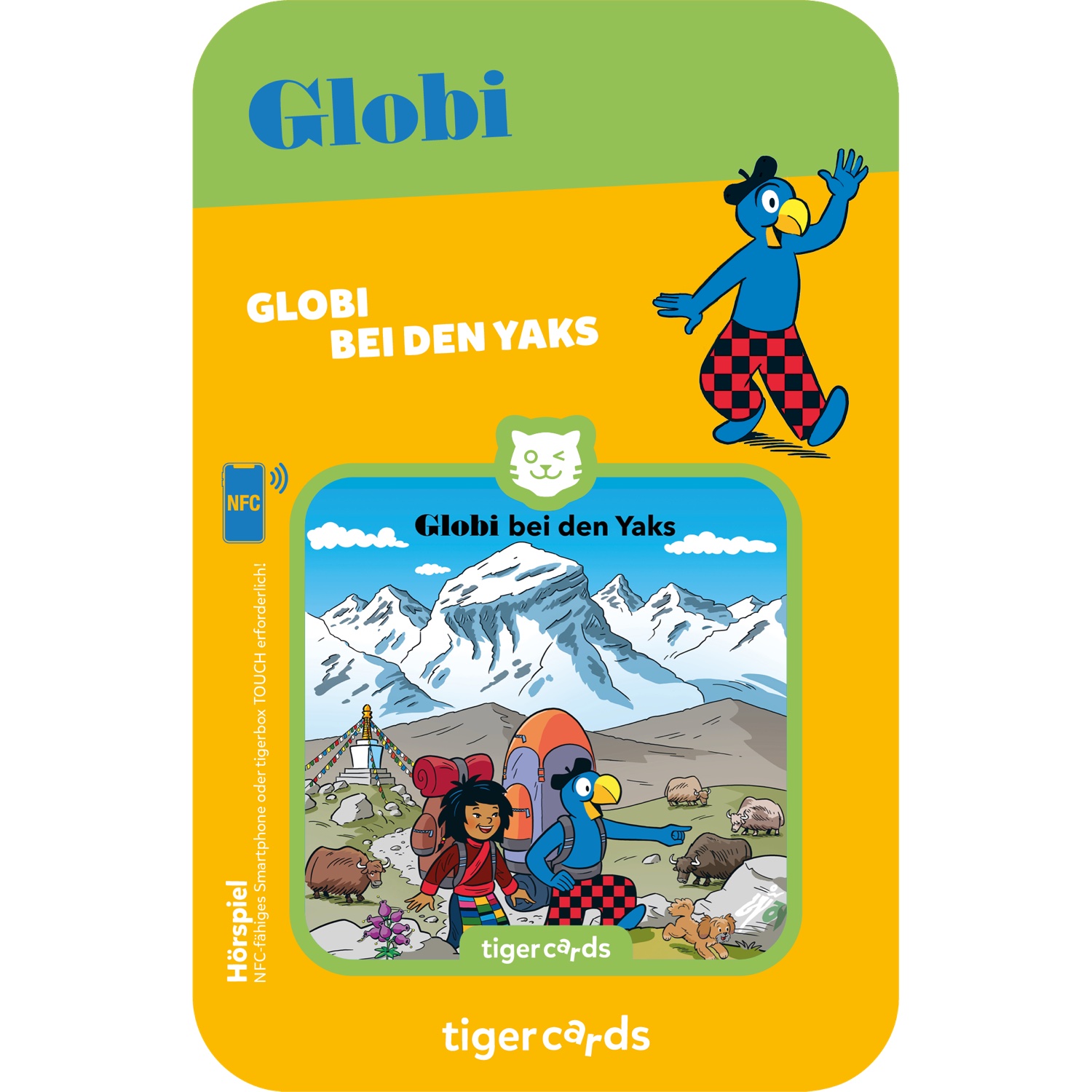 tigercard - Globi bei den Yaks