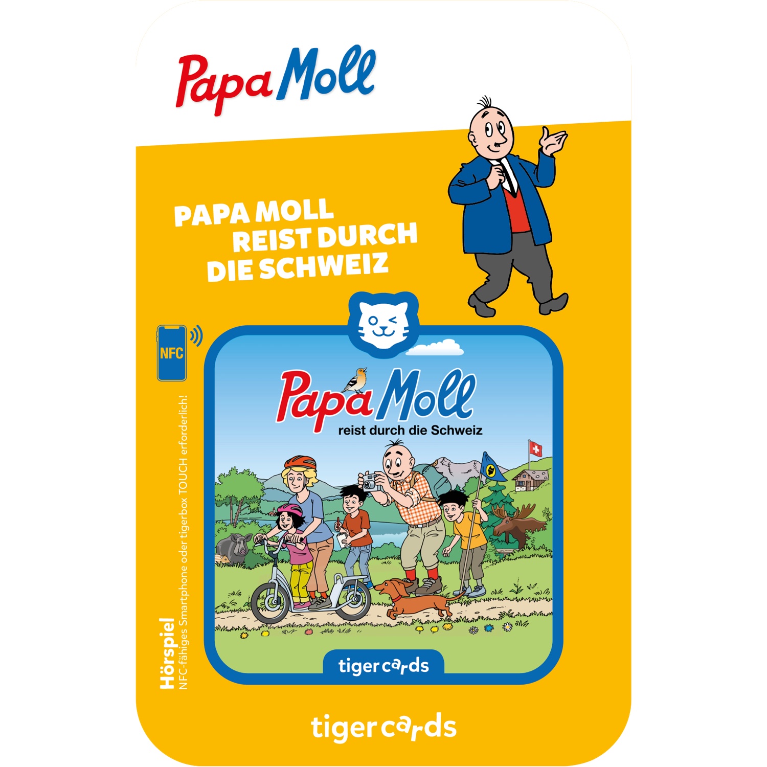 tigercard - Papa Moll reist durch die Schweiz