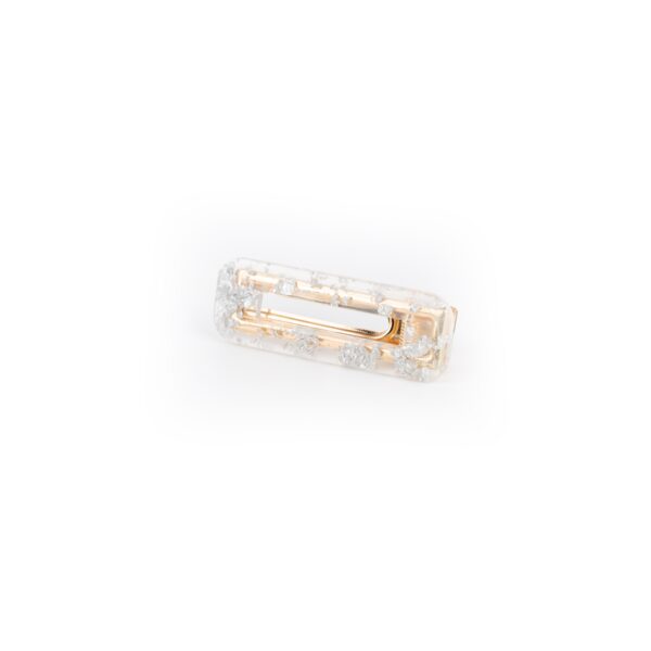 Busy Lizzie - Haarklammern - Transparent - Silber