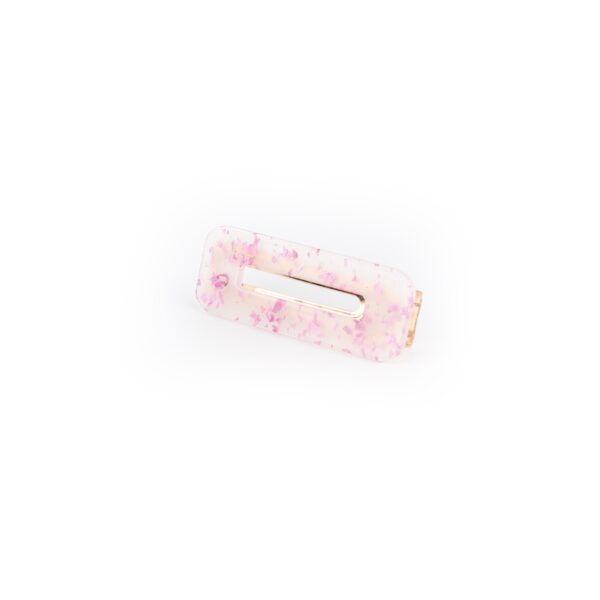 Busy Lizzie - Schnapphaarspangen - Transparent - Pink