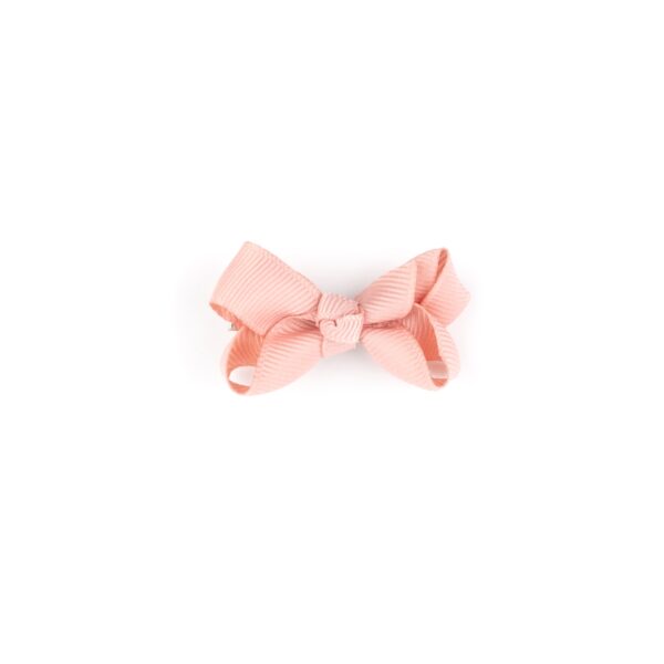 Busy Lizzie - Clip - Mini-Schleife - Pfirsich