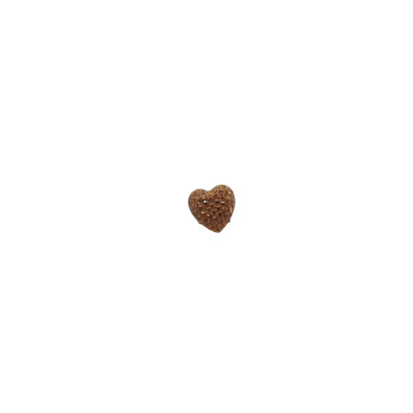 Busy Lizzie - Ring Funkelnd - Herz - Apricot