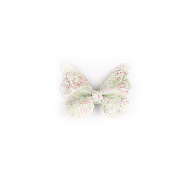 Busy Lizzie - Haarspange - Glitzerschmetterling - Grün