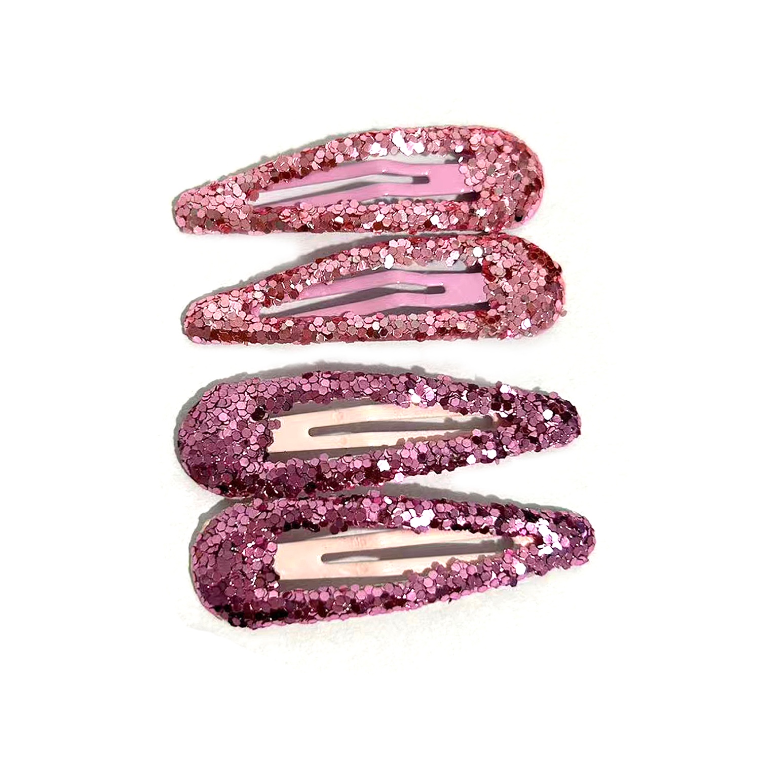 Busy Lizzie - Schnapphaarspangen - Glitzer Pink/Lila