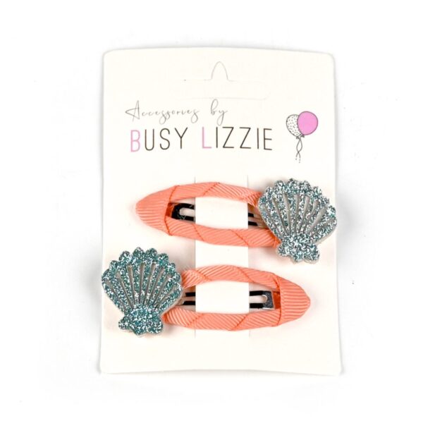Busy Lizzie - Haarspangen - Muschel