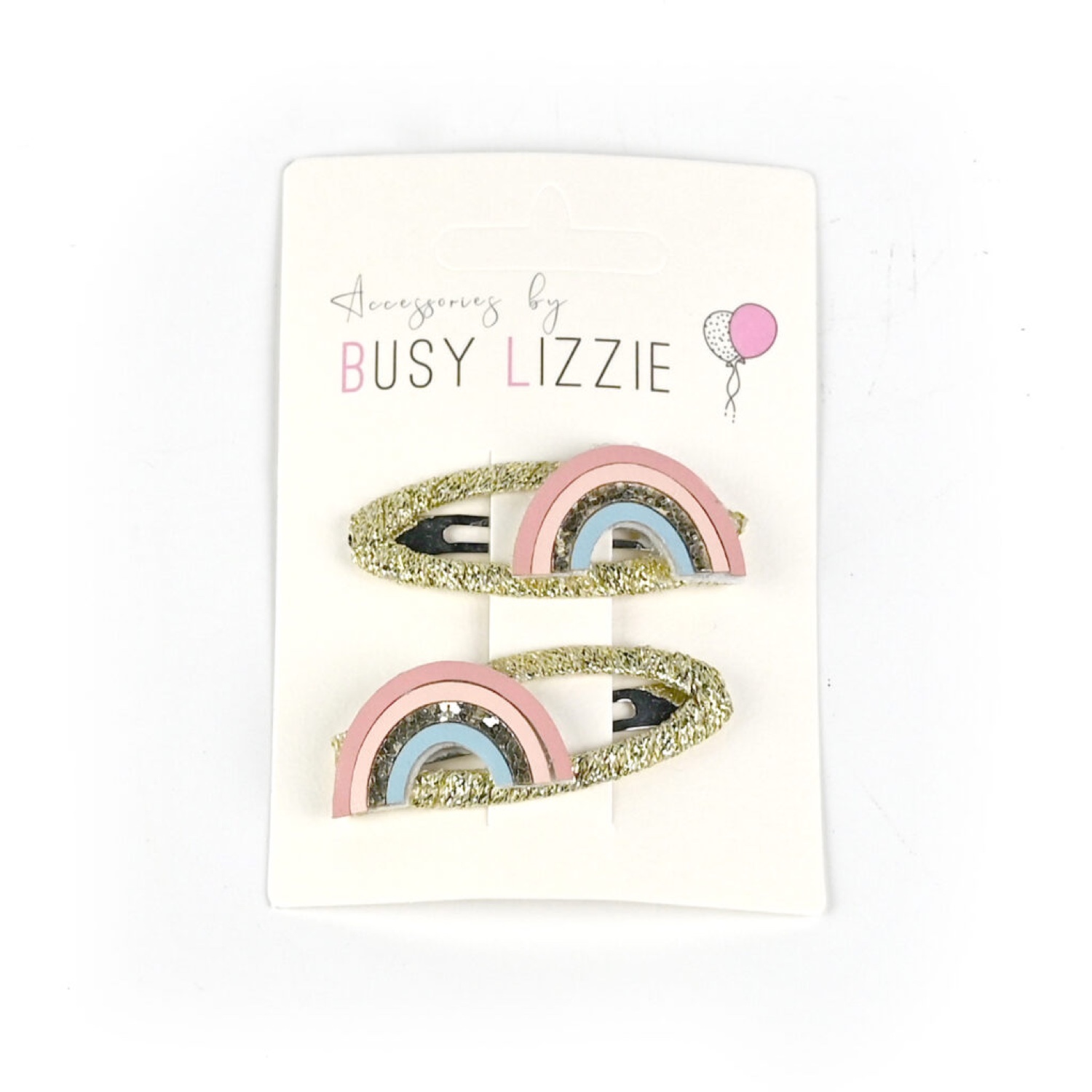 Busy Lizzie - Haarspangen - Regenbogen