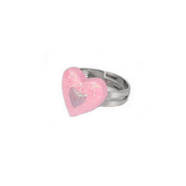 Busy Lizzie - Ring - Herz - Pink/Lila