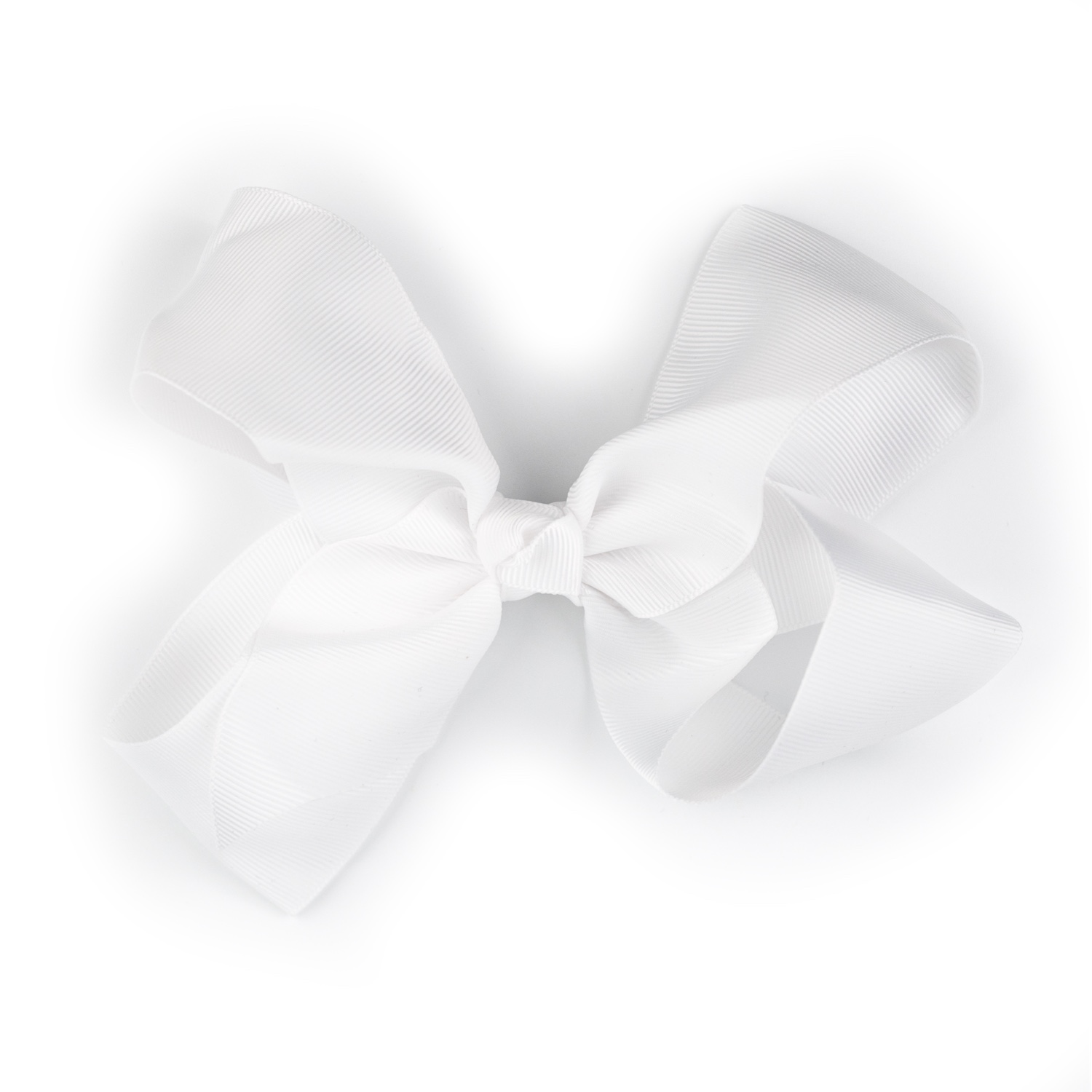 BSL301028 Busy Lizzie - Haarspange - Schleife - 15cm - Weiß – Bild 1