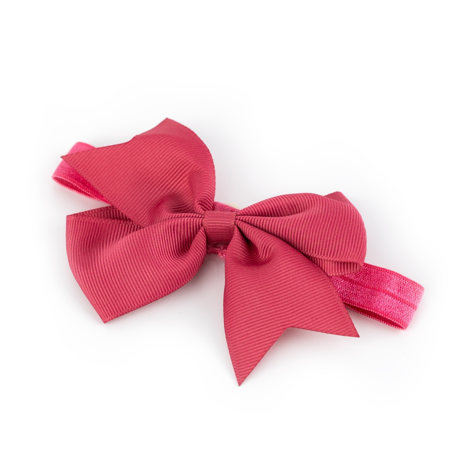 BSL301176 Busy Lizzie - Haarband - Schleife - Dunkel Fuchsia – Bild 1