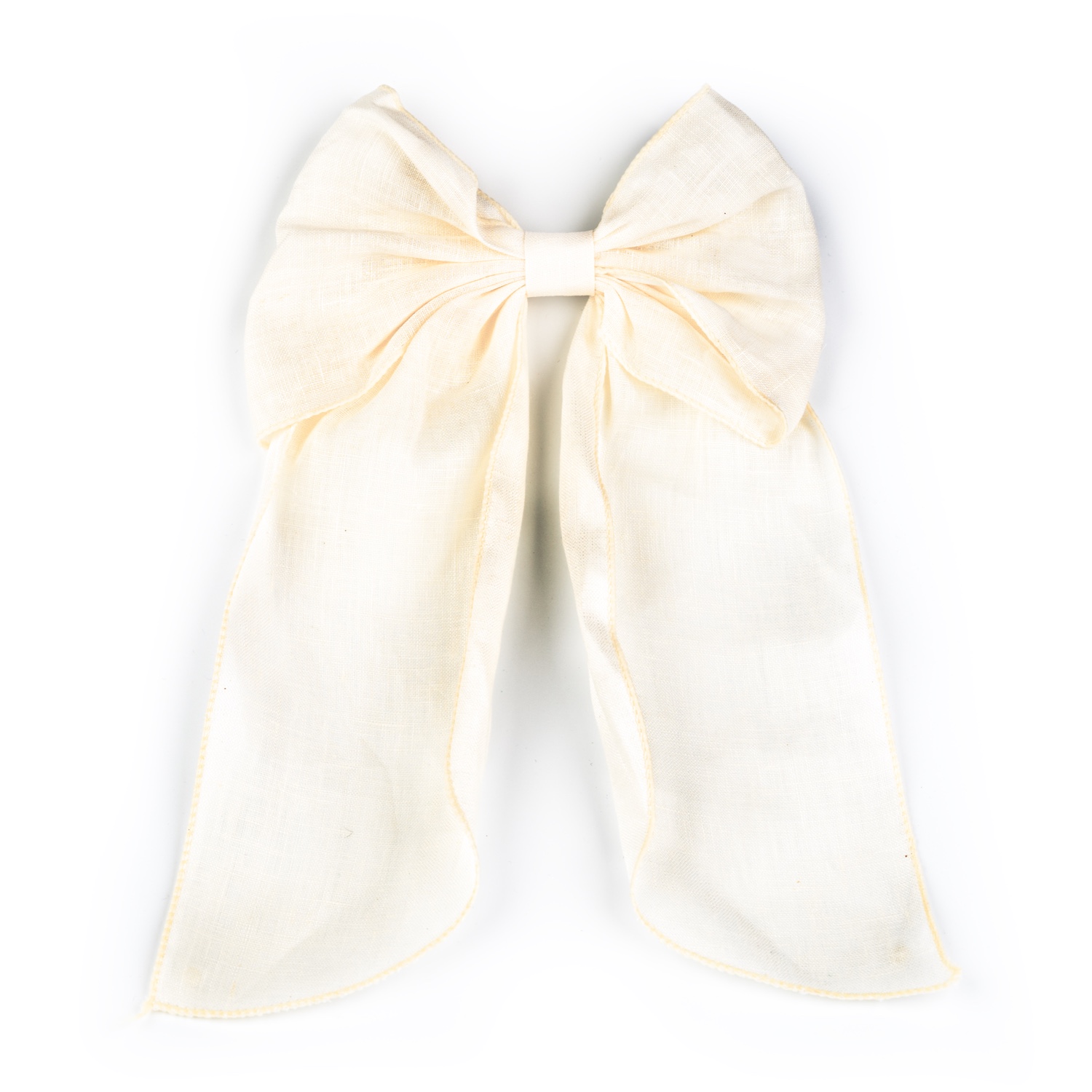 Busy Lizzie - Linen Love Story - Schleife - Isabella (Eierschale)