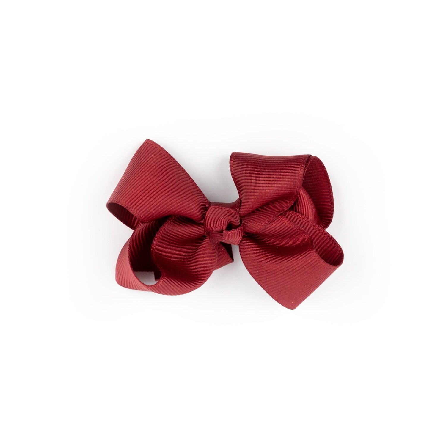 Busy Lizzie - Haarspange - Schleife - Dunkelrot