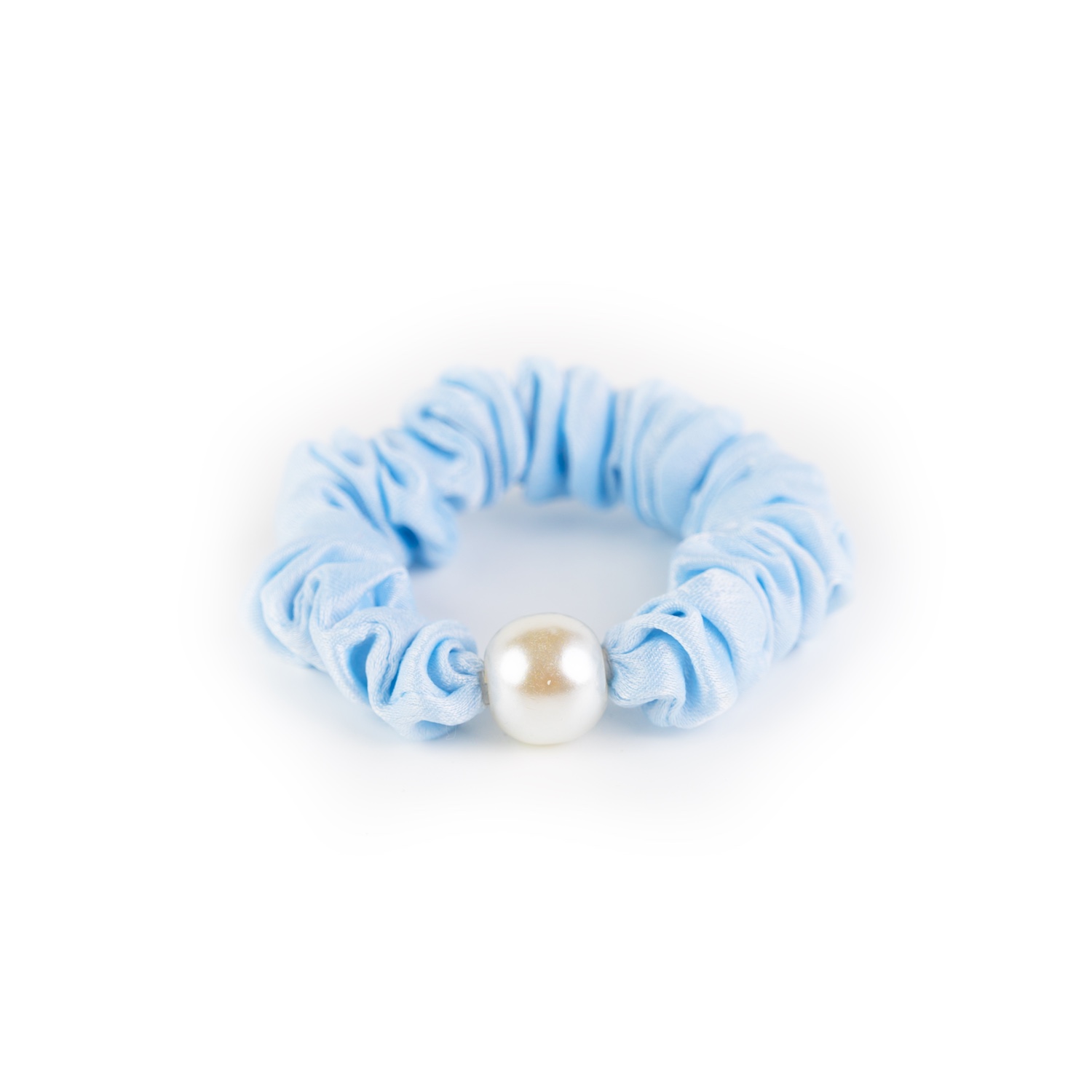 Busy Lizzie - Scrunchie - Perle - Hellblau