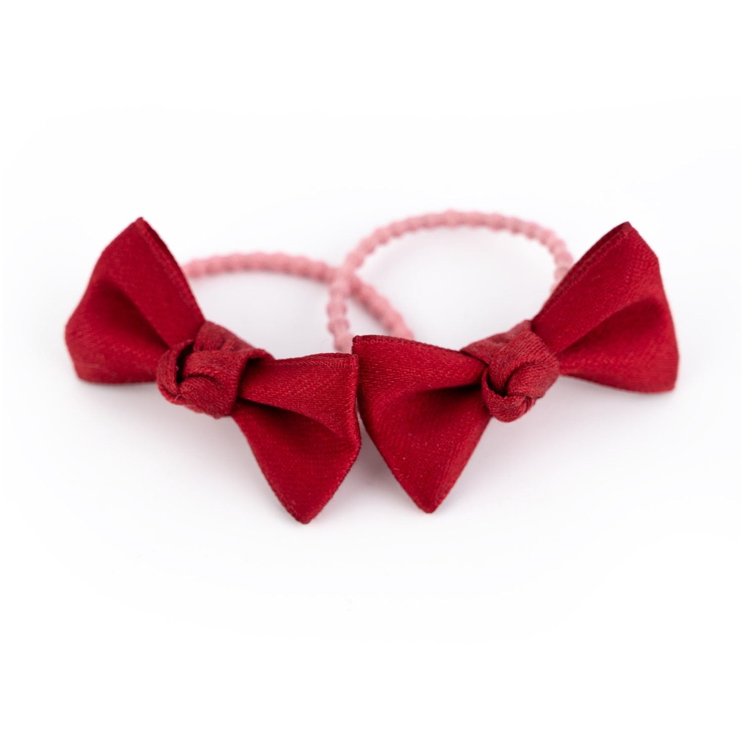 BSL301646 Busy Lizzie - Haargummis - Mini - Schleifen - Rot – Bild 1