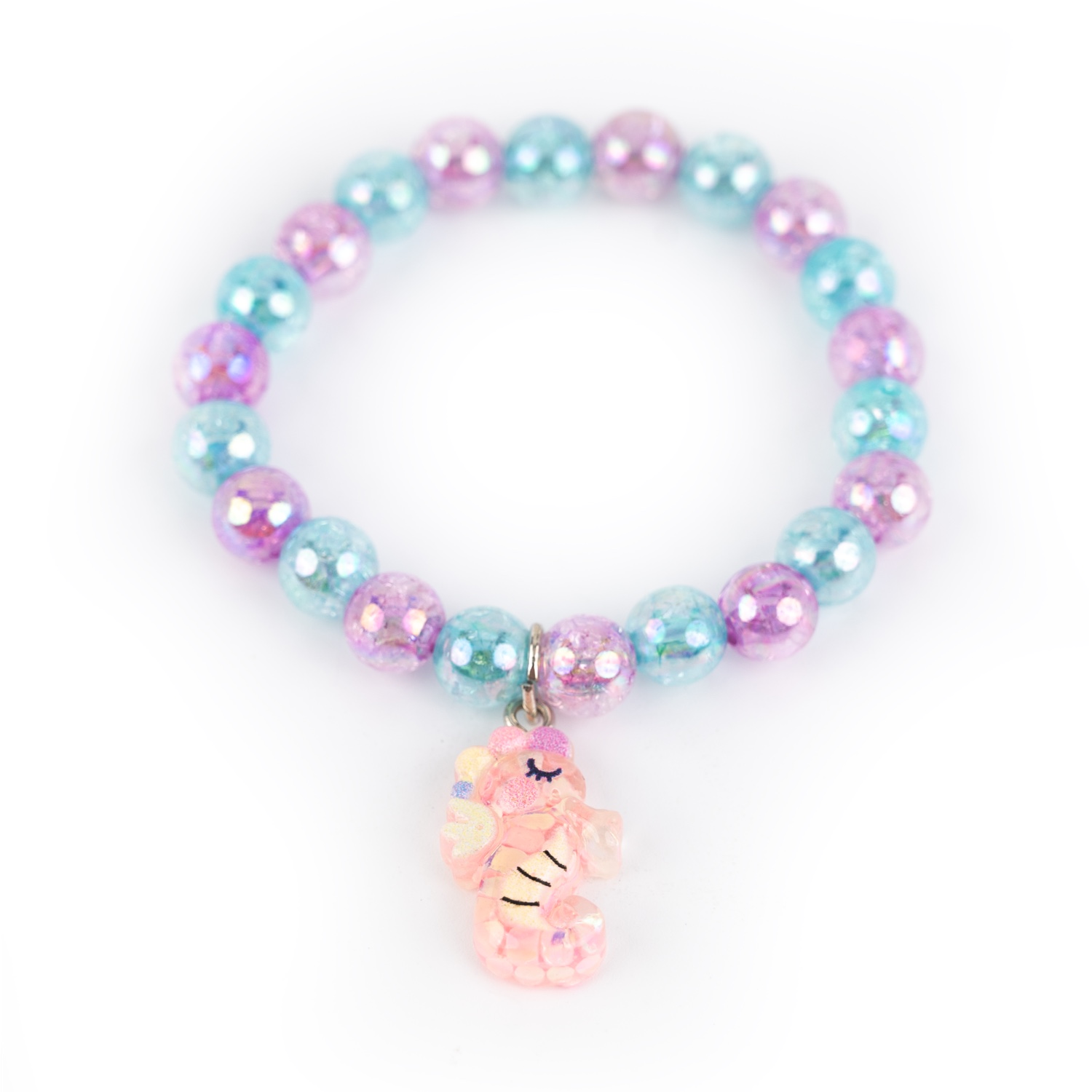 BSL301656 Busy Lizzie - Armband - Perlen - Seepferdchen – Bild 1