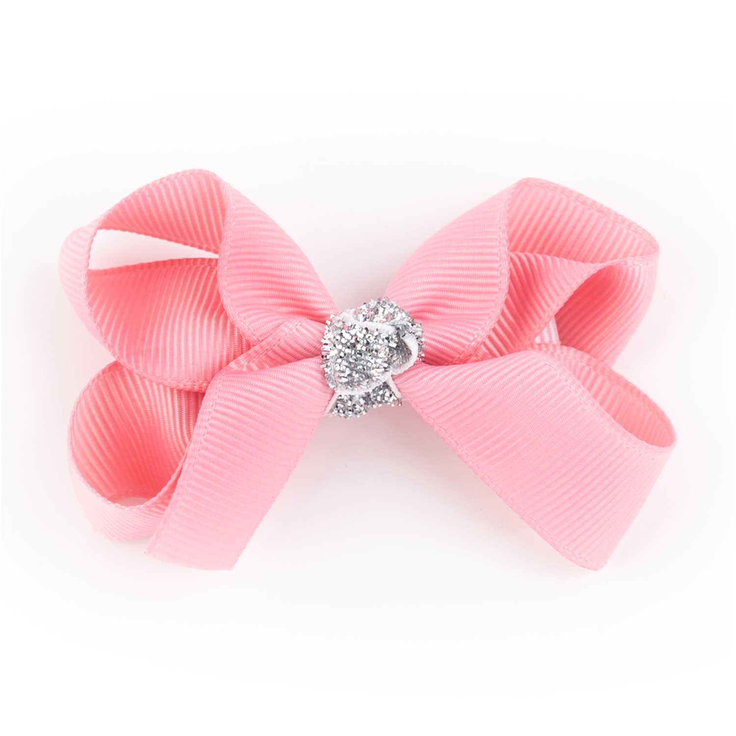 BSL301666 Busy Lizzie - Haarklammer - Schleife - Glitzer - Rosa – Bild 1