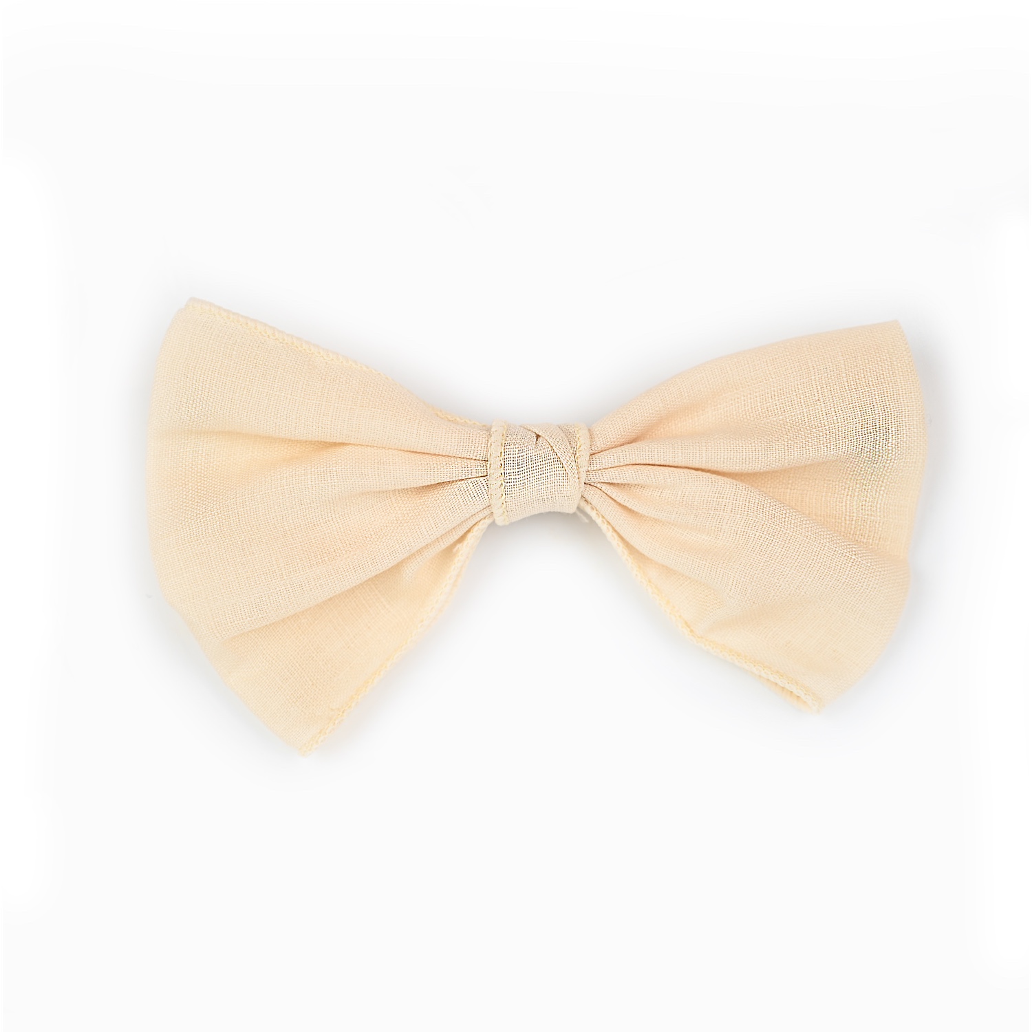 BSL301710 Busy Lizzie - Linen Love Story - Schleife Mittel - Beige – Bild 1