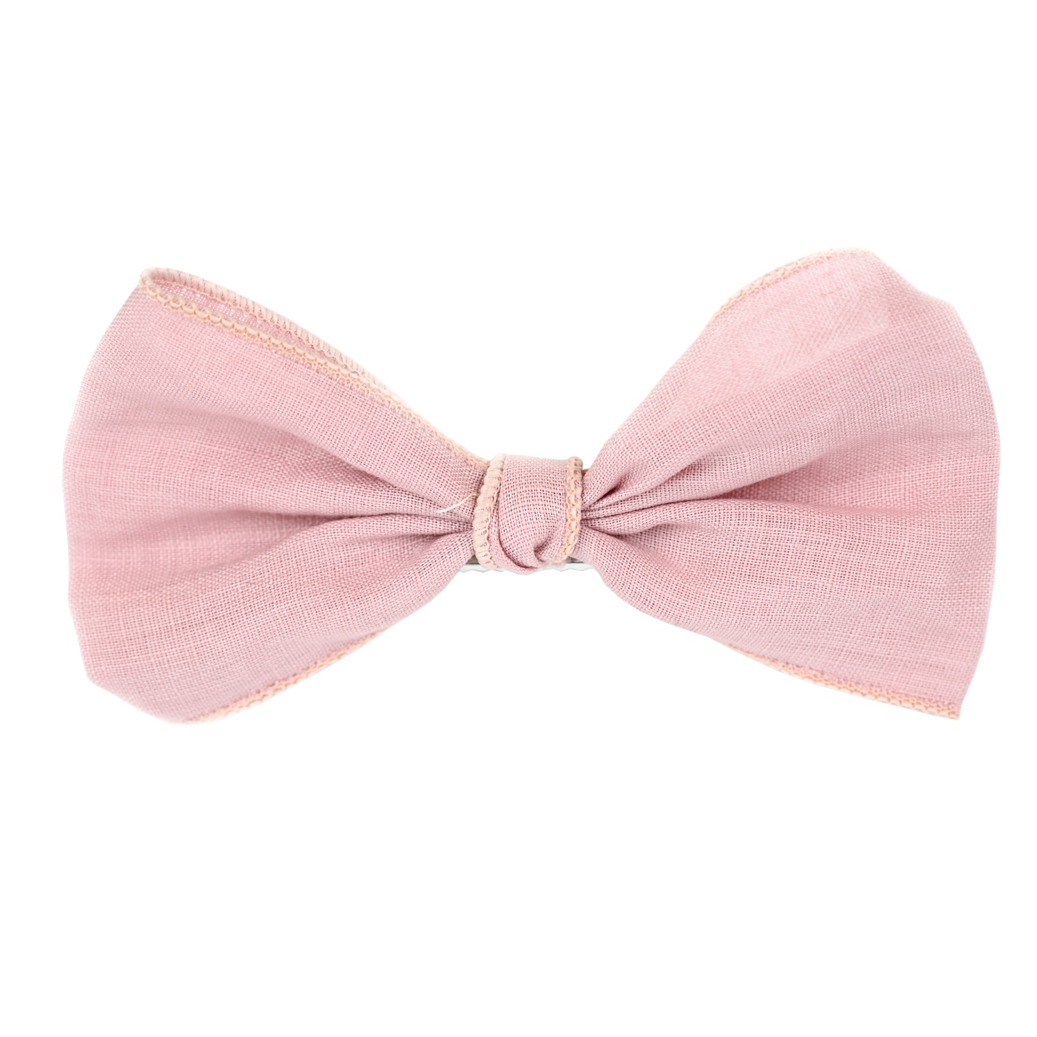 Busy Lizzie - Linen Love Story - Schleife Mittel - Altrosa