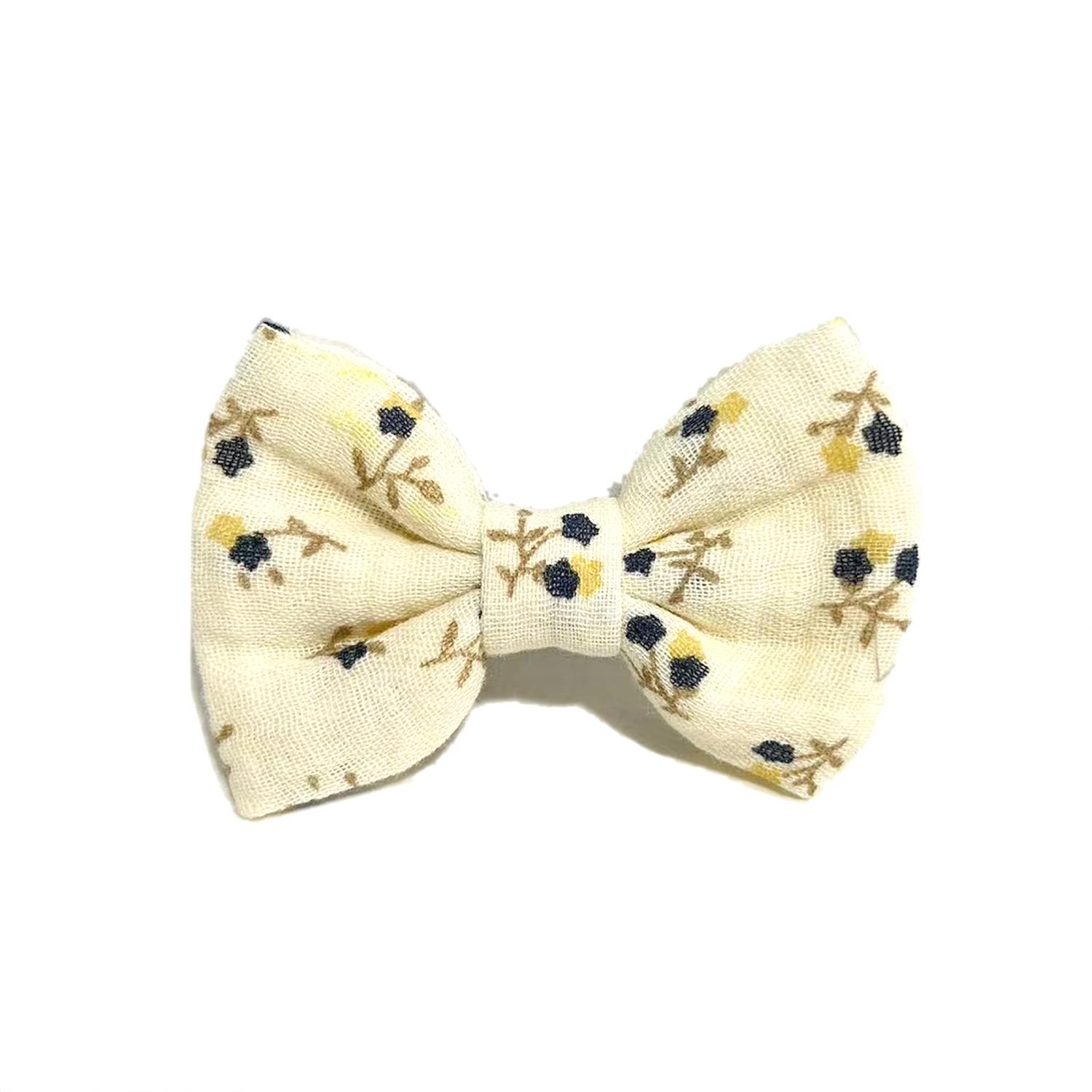 Busy Lizzie - Haarspange - Mini-Schleife - Leinen - Beeren