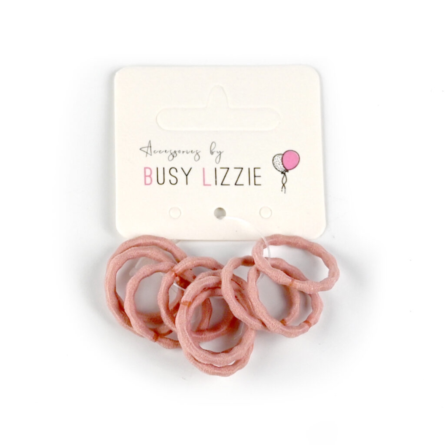 Busy Lizzie - Mini-Haargummis - Pink