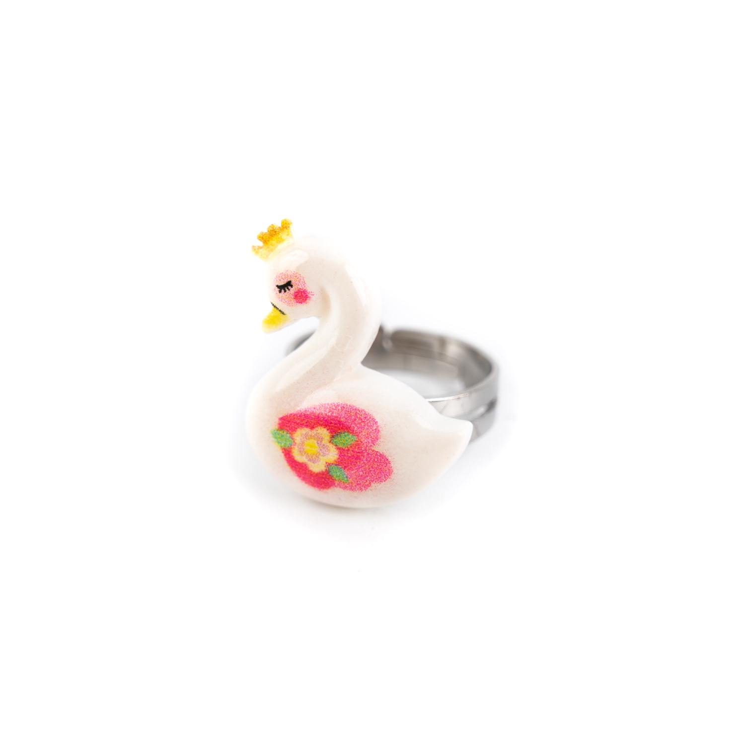 BSL330029 Busy Lizzie - Ring - Schwan Pastell – Bild 1
