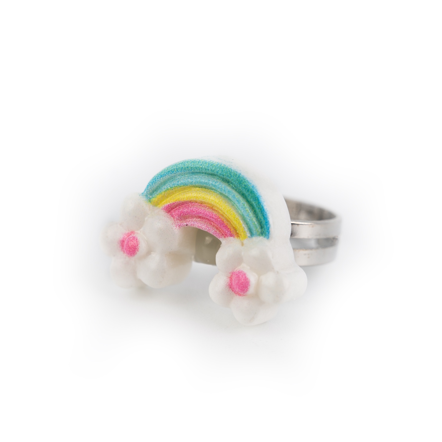 Busy Lizzie - Ring - Regenbogen Pastell